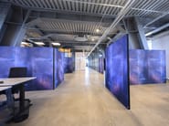 ALU LINE MOVE by Schallsauger - Divisorio ufficio freestanding - 11