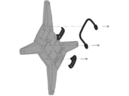 FlipTop X-shape Hook & Handle kit