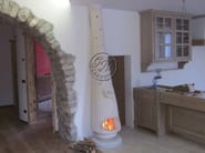 Stufa 1 by GH LAZZERINI - Stufa a legna in pietra naturale