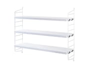 STRING® POCKET by String Furniture - Scaffale modulare sospeso in MDF - 2