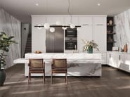 NEBULA CALACATTA by Sustonable - Pavimento/rivestimento in materiale riciclato effetto marmo