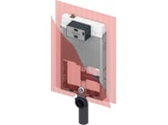 TECEbox modulo WC con cassetta Octa II ad incasso, 8 cm, per WC sospeso, allacciamento per aspirazione odori