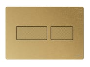 Ottone spazzolato, struttura a diamante