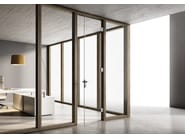 TECNA by Styloffice - Parete divisoria per ufficio in vetro e legno - 12