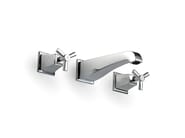 TIME by Devon&Devon - Rubinetto per vasca a 3 fori a muro in ottone