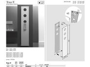 Wall-mounted towel warmer TREO By ANTRAX design Andrea Crosetta