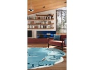 AZZURRO by Tapis Rouge - Tappeto curvo fatto a mano - 4