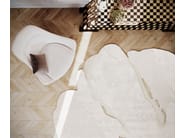 BIANCO by Tapis Rouge - Tappeto curvo fatto a mano - 5