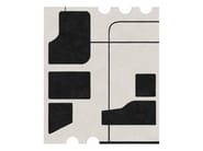 BORA BORA NIGHT by Tapis Rouge - Tappeto rettangolare fatto a mano in lana