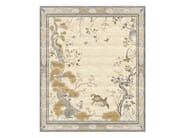 CHINESE PHEONIX CELESTE by Tapis Rouge - Tappeto rettangolare fatto a mano