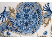 TEMPLE CEREMONY CHINESE BLUE by Tapis Rouge - Tappeto rettangolare fatto a mano - 4 TEMPLE CEREMONY CHINESE BLUE by Tapis Rouge - Tappeto rettangolare fatto a mano - 4