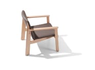 LISA SOFT by True Design - Poltrona in tessuto living con braccioli - 6