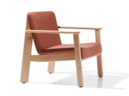 LISA SOFT by True Design - Poltrona in tessuto living con braccioli