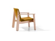 LISA SOFT by True Design - Poltrona in tessuto living con braccioli - 5
