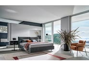 BOOK by Twils - Letto matrimoniale in tessuto con testiera imbottita - 9