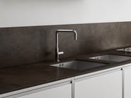 URBAN ANTRACITE by Sapienstone - Top cucina in gres porcellanato effetto cemento