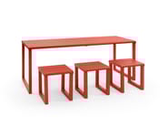 VENTIQUATTRORE.H24 by Urbantime - Tavolo per spazi pubblici rettangolare - 2