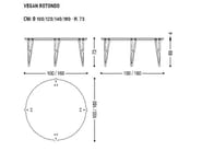round vegan table Riva De Lucchi design table Round By VEGAN Michele 1920 round vegan table Riva De Lucchi design table Round By VEGAN Michele 1920