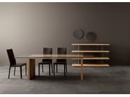 VERO | Tavolo by INTERNA8 - Tavolo rettangolare in legno e vetro - 3