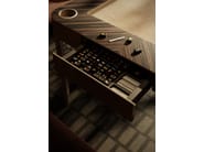 ENIGMA by Vismara Design - Tavolo da backgammon quadrato in legno - 9
