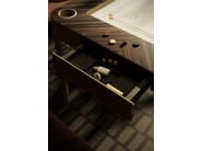 ENIGMA by Vismara Design - Tavolo da backgammon quadrato in legno - 11