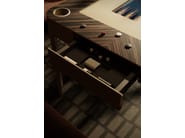 ENIGMA by Vismara Design - Tavolo da backgammon quadrato in legno - 12