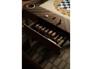ENIGMA by Vismara Design - Tavolo da backgammon quadrato in legno - 8
