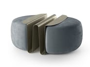 WAVE by Natuzzi Italia - Pouf rotondo con portariviste - 2