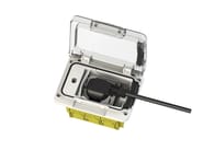 WIDE 4B.W.03.015 by 4 BOX - Presa per scatola impermeabile a 3 moduli - 2