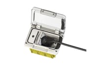 WIDE 4B.W.04 by 4 BOX - Presa per scatola impermeabile a 3 moduli - 5