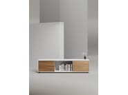 EDGE MULBERRY CHAMFERED by WORKSPACE - Mobile ufficio basso in legno con cassetti - 19