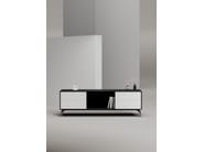 EDGE MULBERRY CHAMFERED by WORKSPACE - Mobile ufficio basso in legno con cassetti - 30