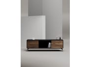 EDGE MULBERRY CHAMFERED by WORKSPACE - Mobile ufficio basso in legno con cassetti - 29