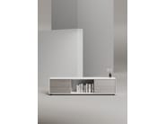 EDGE MULBERRY CHAMFERED by WORKSPACE - Mobile ufficio basso in legno con cassetti - 20