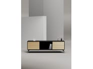 EDGE MULBERRY CHAMFERED by WORKSPACE - Mobile ufficio basso in legno con cassetti - 25