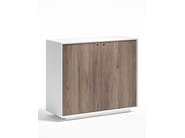 EDGE by WORKSPACE - Mobile ufficio basso in legno con ante a battente - 17
