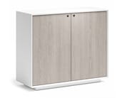 EDGE by WORKSPACE - Mobile ufficio basso in legno con ante a battente - 4