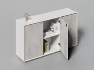 EDGE by WORKSPACE - Mobile ufficio basso in legno con ante a battente - 2