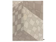 XEQUER C UNDYED by cc-tapis - Tappeto a motivi rettangolare fatto a mano in cotone