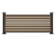 SOFT WAVE by YARDCOM - Parete divisoria luminose modulare in alluminio