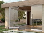 ACCORD by Chirenti - Vetrata con apertura a fisarmonica senza guide a pavimento