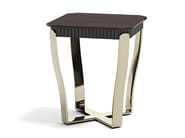 ARISTO MQ by Capital Collection - Tavolino quadrato in acciaio e legno