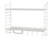 BATHROOM E by String Furniture - Mensola bagno in acciaio verniciato a polvere