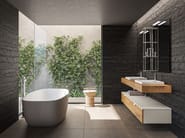 BLUES 4.13 by BMT - Mobile lavabo doppio con pensile - 3