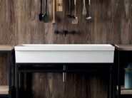 CANALE 2005 by GALASSIA - Lavello a canale d'appoggio in ceramica