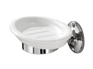 CAVENDISH by Devon&Devon - Portasapone a muro in ceramica e ottone