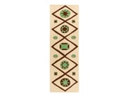 JEWELLED LATTICE RUNNER  by cc-tapis - Tappeto a motivi fatto a mano in lana - 2