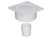 CHPP1550G by First Corporation - Chiusino sifonato in PP grigio con bocchello