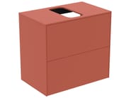 CONCA - T3946 by Ideal Standard - Mobile lavabo singolo sospeso con cassetti - 6