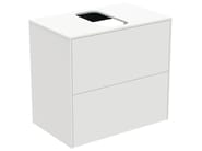 CONCA - T3946 by Ideal Standard - Mobile lavabo singolo sospeso con cassetti - 3